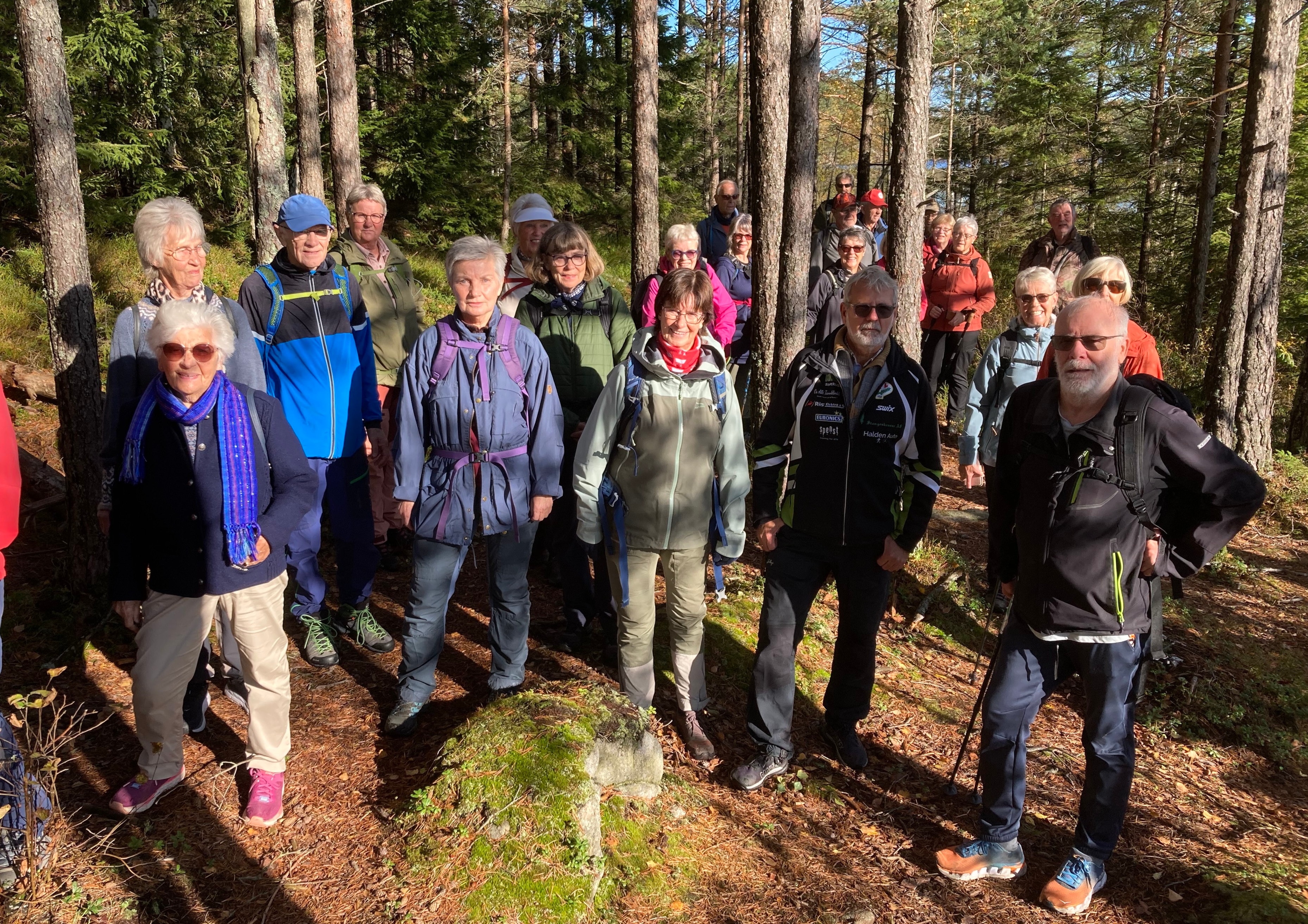 Turen onsdag 8. oktober samlet 30 personer, turene fortsetter utover høsten!